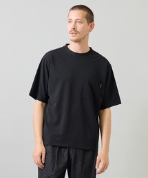 梨地ポンチポケットTシャツ＜ストレッチ・マシンウォッシャブル＞