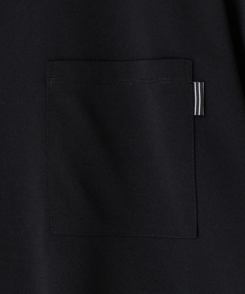 UNION STATION(ユニオンステーション)の「梨地ポンチポケットTシャツ<ストレッチ・マシンウォッシャブル>(Tシャツ/カットソー・メンズ・ブルー/ブラック/ピンク/ホワイト・LL/L/M)」の12枚目の写真