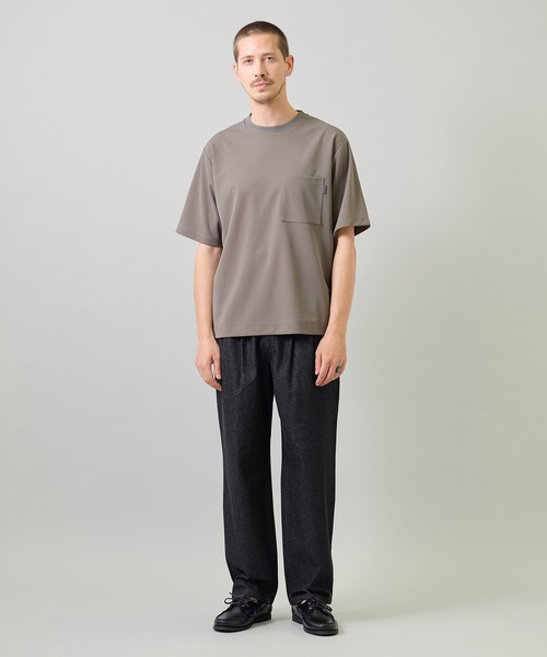 UNION STATION(ユニオンステーション)の「梨地ポンチポケットTシャツ<ストレッチ・マシンウォッシャブル>(Tシャツ/カットソー・メンズ・ブルー/ブラック/ピンク/ホワイト/グレー・LL/L/M)」の22枚目の写真