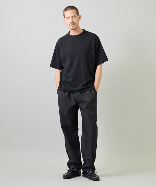UNION STATION(ユニオンステーション)の「梨地ポンチポケットTシャツ<ストレッチ・マシンウォッシャブル>(Tシャツ/カットソー・メンズ・ブルー/ブラック/ピンク/ホワイト/グレー・LL/L/M)」の21枚目の写真