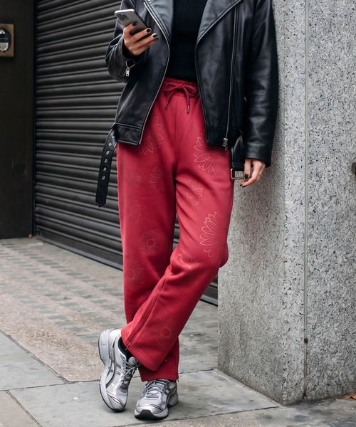 ONEXONE(ワンフォーワン)の「【ONEXONE/ワンフォーワン】DAISY LAND WIDE PANTS(その他パンツ・メンズ・レッド/ネイビー・MEDIUM/LARGE)」の2枚目の写真