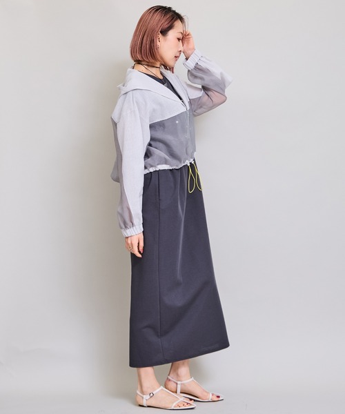 LHELBIE(レルビエ)の「ワークボレロ(カーディガン/ボレロ・レディース・ライトグレー/ブラック/ネイビー・M)」の14枚目の写真