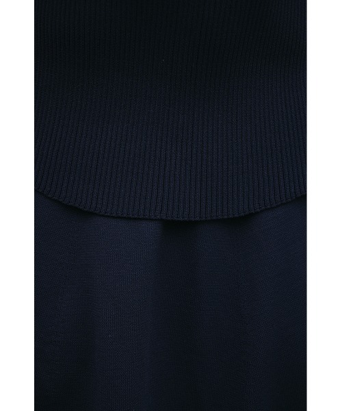 STYLEMIXER(スタイルミキサー)の「【ベストセラー】2ピースハーフスリーブポロニットワンピース(ワンピース・レディース・オレンジ/ベージュ/ネイビー・SMALL/MEDIUM)」の6枚目の写真