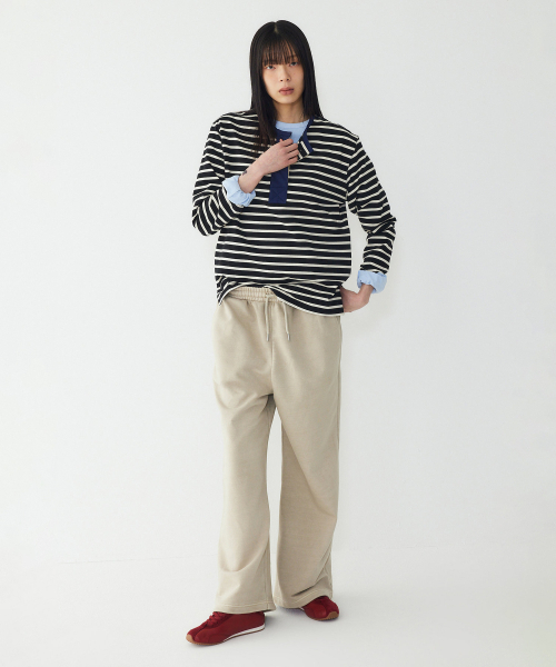 STUDIO TOMBOY(スタジオトムボーイ)の「ガーメントダイワイドパンツ_ベージュ 9176131974(その他パンツ・レディース・ベージュ・OS)」の3枚目の写真