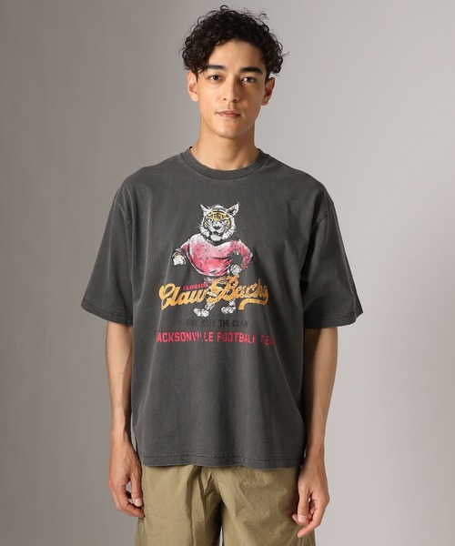 BAYFLOW(ベイフロー)の「レトロスポーツアニマルTEE(Tシャツ/カットソー・メンズ・チャコール/ピンク/オフホワイト/ブラウン・MEDIUM/LARGE)」の16枚目の写真