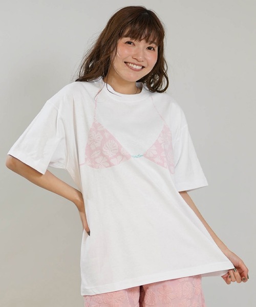 セール】HULALANI/フララニ レディース 半袖 Tシャツ ビキニプリント