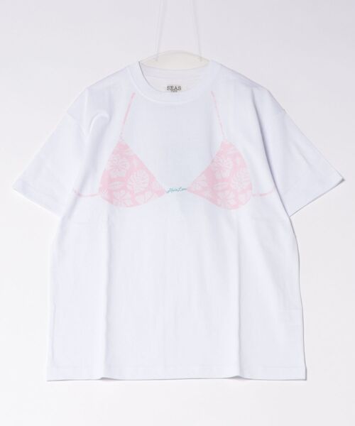 Hula Lani(フララニ)の「HULALANI/フララニ レディース 半袖 Tシャツ ビキニプリント 263HU2ST931(Tシャツ/カットソー・レディース・ホワイト×ピンク/ホワイト×ブルー・FREE)」の17枚目の写真