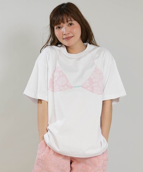Hula Lani(フララニ)の「HULALANI/フララニ レディース 半袖 Tシャツ ビキニプリント 263HU2ST931(Tシャツ/カットソー・レディース・ホワイト×ピンク/ホワイト×ブルー・FREE)」の10枚目の写真