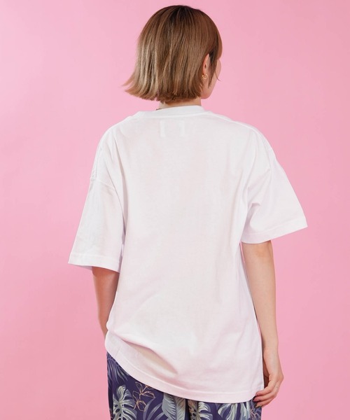 Hula Lani(フララニ)の「HULALANI/フララニ レディース 半袖 Tシャツ ビキニプリント 263HU2ST931(Tシャツ/カットソー・レディース・ホワイト×ピンク/ホワイト×ブルー・FREE)」の5枚目の写真