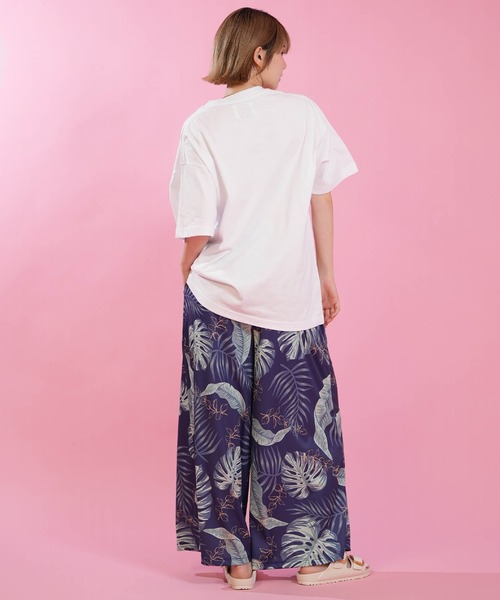 Hula Lani(フララニ)の「HULALANI/フララニ レディース 半袖 Tシャツ ビキニプリント 263HU2ST931(Tシャツ/カットソー・レディース・ホワイト×ピンク/ホワイト×ブルー・FREE)」の7枚目の写真