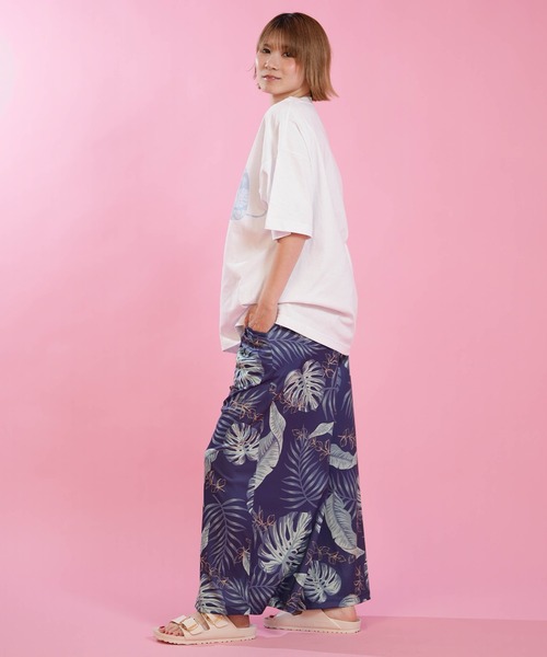 Hula Lani(フララニ)の「HULALANI/フララニ レディース 半袖 Tシャツ ビキニプリント 263HU2ST931(Tシャツ/カットソー・レディース・ホワイト×ピンク/ホワイト×ブルー・FREE)」の8枚目の写真