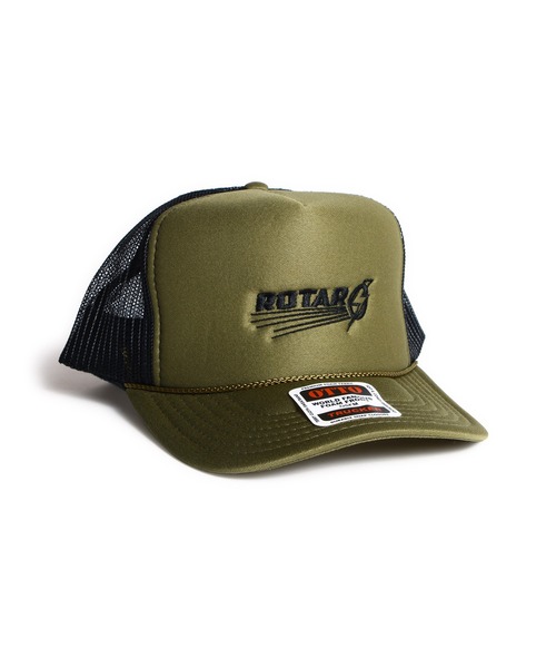 ROTAR(ローター)の「Lightning logo Mesh CAP(キャップ・メンズ・オリーブ×ブラック/ブラック×ゴールド/ブラック×ホワイト/ブラック・FREE)」の8枚目の写真