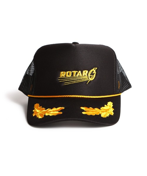 ROTAR(ローター)の「Lightning logo Mesh CAP(キャップ・メンズ・オリーブ×ブラック/ブラック×ゴールド/ブラック×ホワイト/ブラック・FREE)」の9枚目の写真