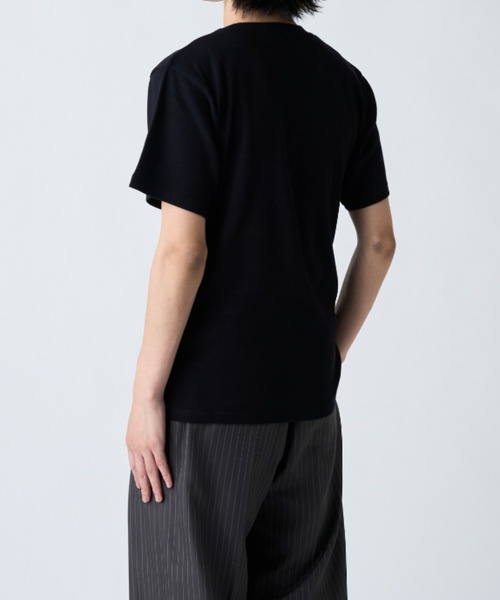 Lui's(ルイス)の「ベーシックフライスパックT(Tシャツ/カットソー・メンズ・ホワイト/ブラック・M/S)」の4枚目の写真
