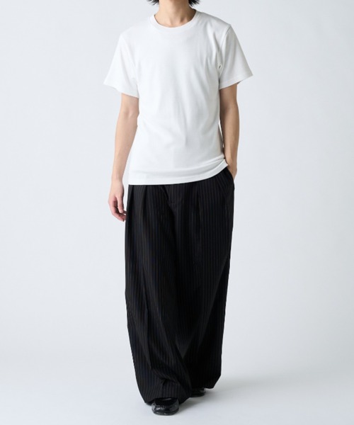 Lui's(ルイス)の「ベーシックフライスパックT(Tシャツ/カットソー・メンズ・ホワイト/ブラック・M/S)」の14枚目の写真