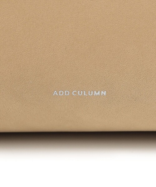 ADD CULUMN（アドカラム）の「ADD CULUMN: PAGE SHLD（ショルダーバッグ・レディース・ブラック/ベージュ・ONE SIZE）」の8枚目の写真
