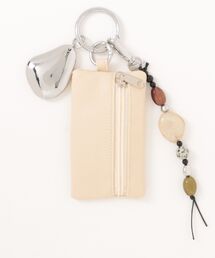 GOLDY（ゴールディ）の「【GOLDY】MIX STONE RECTANGLE POUCH & CHARM ミラー付 7260802（ポーチ）」