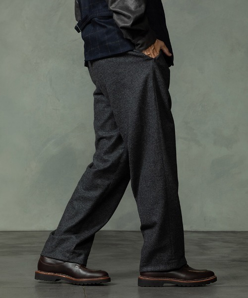 EGO TRIPPING(エゴトリッピング)の「mp15253-WOOLBASTE TROUSERS ウールパンツ(626752)(その他パンツ・メンズ・ブラック/チャコールグレー・29/31/33)」の14枚目の写真