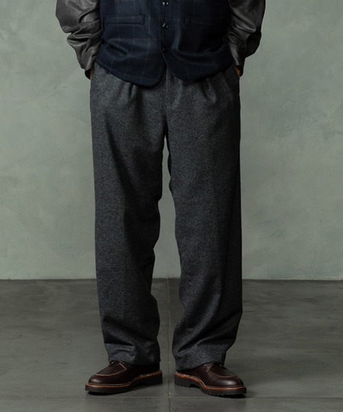 EGO TRIPPING(エゴトリッピング)の「mp15253-WOOLBASTE TROUSERS ウールパンツ(626752)(その他パンツ・メンズ・ブラック/チャコールグレー・29/31/33)」の16枚目の写真