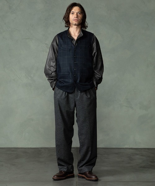 EGO TRIPPING(エゴトリッピング)の「mp15253-WOOLBASTE TROUSERS ウールパンツ(626752)(その他パンツ・メンズ・ブラック/チャコールグレー・29/31/33)」の17枚目の写真