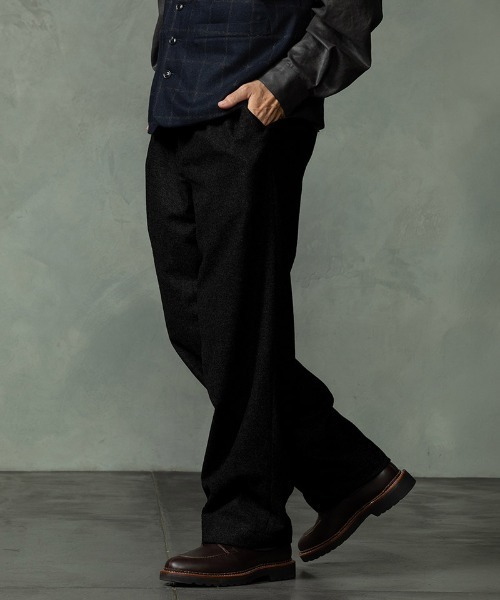 EGO TRIPPING(エゴトリッピング)の「mp15253-WOOLBASTE TROUSERS ウールパンツ(626752)(その他パンツ・メンズ・ブラック/チャコールグレー・29/31/33)」の18枚目の写真