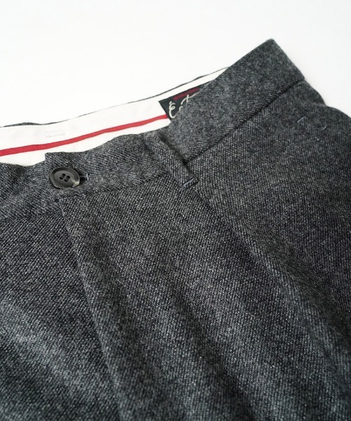 EGO TRIPPING(エゴトリッピング)の「mp15253-WOOLBASTE TROUSERS ウールパンツ(626752)(その他パンツ・メンズ・ブラック/チャコールグレー・29/31/33)」の4枚目の写真