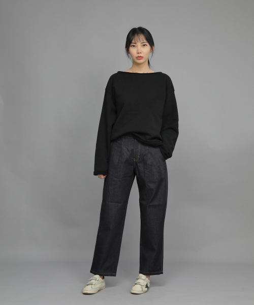 SAINTCREW（セントクルー）の「ヘビーテリーグランジスウェットシャツ HGS-802 ブラック（スウェット・メンズ・その他・LARGE/MEDIUM/X-LARGE）」の4枚目の写真
