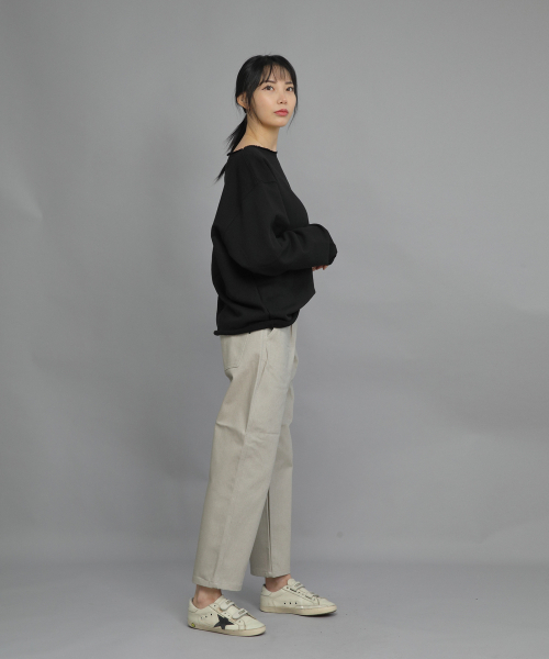 SAINTCREW（セントクルー）の「ヘビーテリーグランジスウェットシャツ HGS-802 ブラック（スウェット・メンズ・その他・LARGE/MEDIUM/X-LARGE）」の5枚目の写真