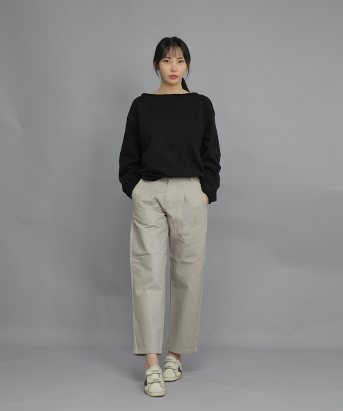 SAINTCREW（セントクルー）の「ヘビーテリーグランジスウェットシャツ HGS-802 ブラック（スウェット・メンズ・その他・LARGE/MEDIUM/X-LARGE）」の6枚目の写真