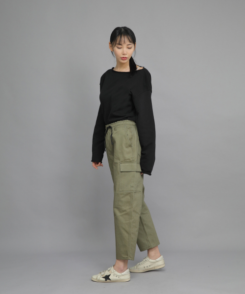 SAINTCREW（セントクルー）の「ヘビーテリーグランジスウェットシャツ HGS-802 ブラック（スウェット・メンズ・その他・LARGE/MEDIUM/X-LARGE）」の10枚目の写真