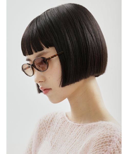 emmi(エミ)の「オーバルアイウエア(メガネ・レディース・ブラウン/ブラック・F)」の15枚目の写真