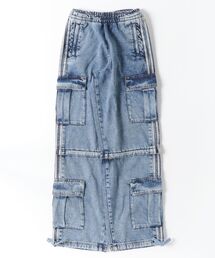 adidas/アディダス adidas MID RISE 2-IN-1 DENIM PANTS