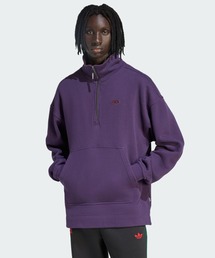 adidas | 90s オルタナティブ スポーツ ハーフジップ グラフィック フリース スウェットシャツ / アディダスオリジナルス adidas Originals(パーカー)
