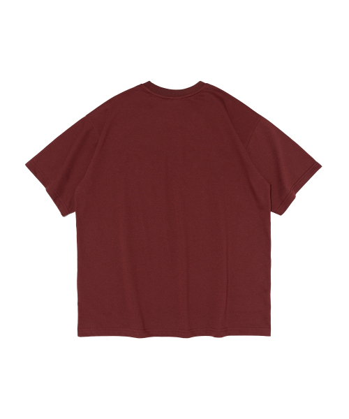 CARGOBROS FOR WOMAN(カーゴブロスフォーウィメン)の「アメリカンビンテージ レディース 半袖Tシャツ (ワイン)(Tシャツ/カットソー・レディース・その他・SMALL/MEDIUM/LARGE/X-LARGE/2XL)」の2枚目の写真