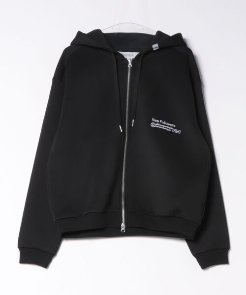 SUPERTHANKS(スーパーサンクス)の「【SUPERTHANKS】ST261CS01 Double knit Zip Hoodie(パーカー・メンズ・ブラック・M/S/L)」の1枚目の写真