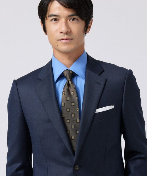 TAKEO KIKUCHI(タケオキクチ)の「ヴィンテージスクエア小紋ネクタイ(ネクタイ・メンズ・ブラウン系5/ワイン系1/グリーン系その他5・00)」の14枚目の写真