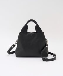 三層レザー2WAYショルダーバッグ