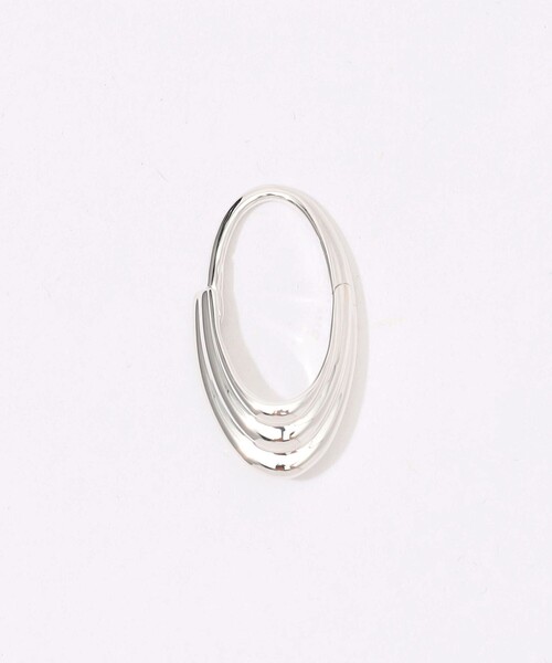 TOMORROWLAND (トゥモローランド)の「Otiumberg. Roscida Ridged Hoops ピアス(ピアス(両耳用)・レディース・シルバー・FREE)」の4枚目の写真