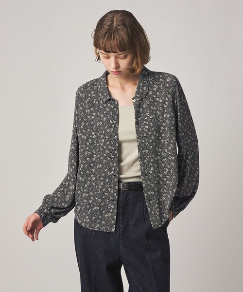 Steven Alan（スティーブンアラン）の「＜Steven Alan＞ドット フラワー ブラウス（シャツ/ブラウス・レディース・ダークブラウン/ネイビー・S/M）」の3枚目の写真