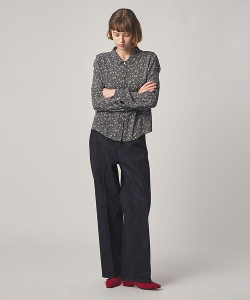 Steven Alan（スティーブンアラン）の「＜Steven Alan＞ドット フラワー ブラウス（シャツ/ブラウス・レディース・ダークブラウン/ネイビー・S/M）」の5枚目の写真