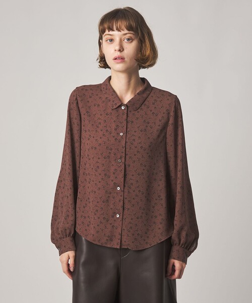 Steven Alan（スティーブンアラン）の「＜Steven Alan＞ドット フラワー ブラウス（シャツ/ブラウス・レディース・ダークブラウン/ネイビー・S/M）」の6枚目の写真