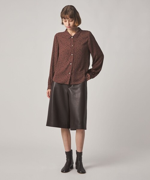 Steven Alan（スティーブンアラン）の「＜Steven Alan＞ドット フラワー ブラウス（シャツ/ブラウス・レディース・ダークブラウン/ネイビー・S/M）」の7枚目の写真