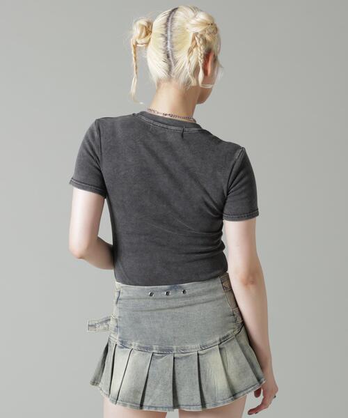 ROYAL FLASH(ロイヤルフラッシュ)の「MAVYTH/メヴィス/PATTERN SS(Tシャツ/カットソー・レディース・チャコールグレー・F)」の3枚目の写真
