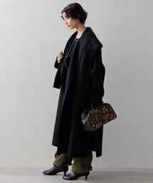 ストール付リバーコート