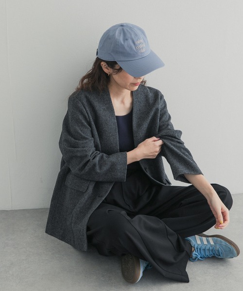 URBAN RESEARCH DOORS(アーバンリサーチドアーズ)の「ツイードノーカラージャケット(ノーカラージャケット・レディース・ブラウン系その他/チャコールグレー・FREE)」の3枚目の写真