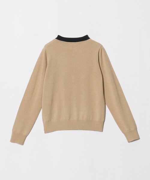 Steven Alan(スティーブンアラン)の「<Steven Alan>ウール ミックス ポロカラー ニット(ニット/セーター・レディース・ベージュ/グレー系・FREE)」の14枚目の写真