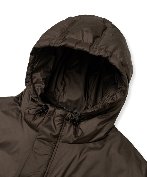 BROWNBREATH（ブラウンブレス）の「TAG LIGHT PADDING HOOD JACKET - BROWN（ダウンジャケット/コート・レディース・その他・LARGE/X-LARGE/SMALL/MEDIUM）」の9枚目の写真