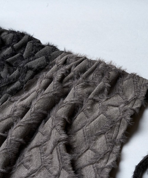NO ID.(ノーアイディ)の「【NO ID.】Hooded Poncho / フーデッド ポンチョ(ポンチョ・メンズ・その他23/グレー/ブラック・ONE)」の16枚目の写真