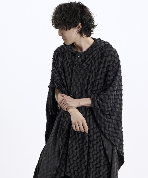 NO ID.(ノーアイディ)の「【NO ID.】Hooded Poncho / フーデッド ポンチョ(ポンチョ・メンズ・その他23/グレー/ブラック・ONE)」の21枚目の写真