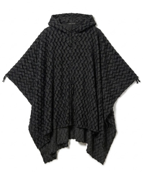 NO ID.(ノーアイディ)の「【NO ID.】Hooded Poncho / フーデッド ポンチョ(ポンチョ・メンズ・その他23/グレー/ブラック・ONE)」の6枚目の写真